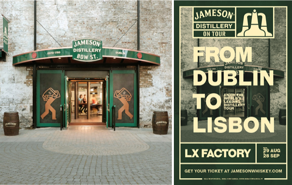 Jameson traz destilaria a Lisboa